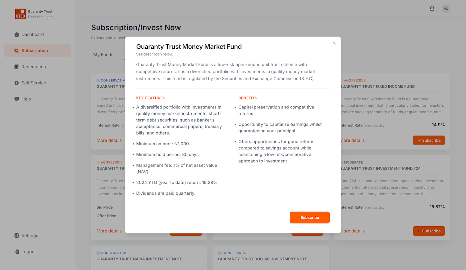 Providing Tiered Portfolio Management for Every Risk Appetite — screen 3
